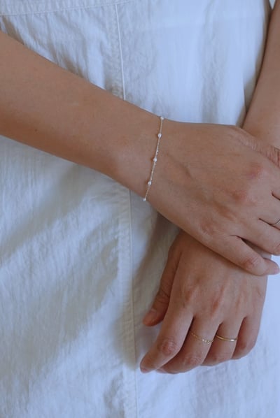 天然石間隔手鍊 S9254