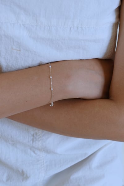 天然石間隔手鍊 S9255