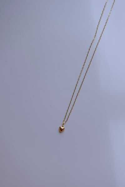 愛心橢圓鍊項鍊 14KGF1