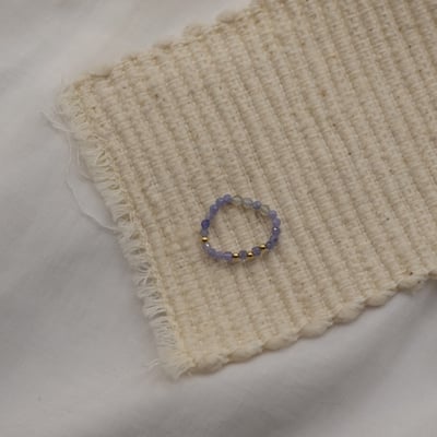 晚霞② 坦桑石戒指 14KGF1