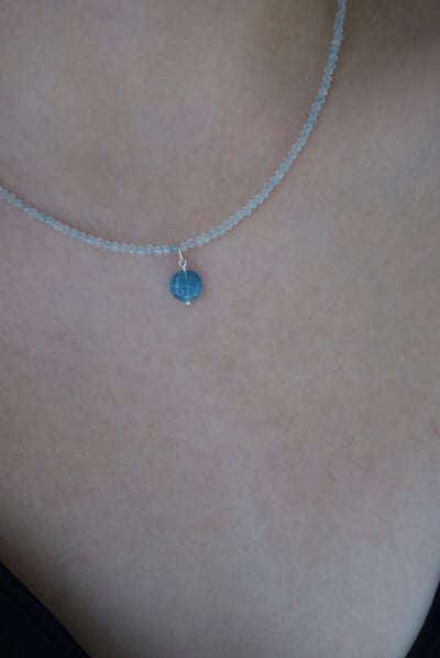 海藍寶項鍊 S9254