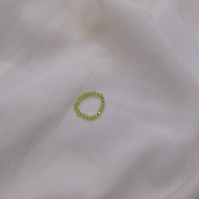 天然石彈性珠戒14