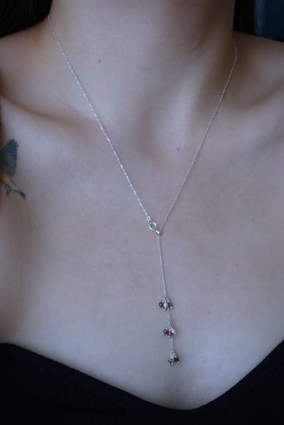 Berries 碧璽Y字項鍊 S9254