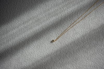 Classic 一顆小金球項鍊14KGF2