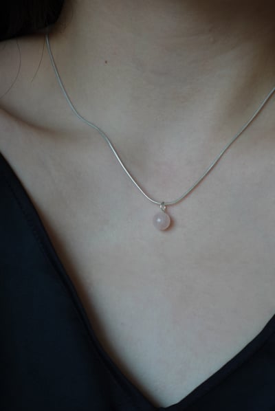 水晶蛇骨項鍊 S9253