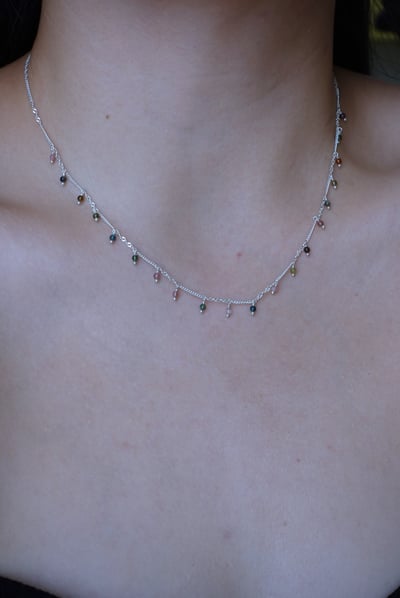 Bubbles 碧璽項鍊 S9256