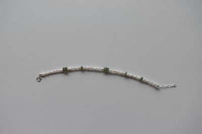 巴洛克珍珠綠磷灰石手鍊 S9256