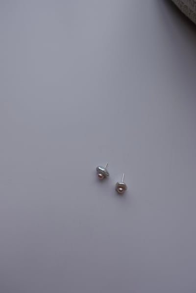 花朵珍珠耳環 S9251