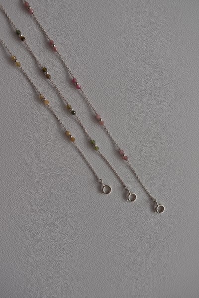 碧璽糖果造型間隔手鍊 S9251