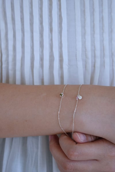 碧璽圓片手鍊 S9253