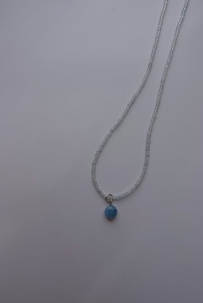海藍寶項鍊 S9251