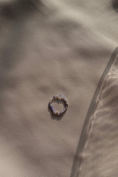 晚霞② 坦桑石戒指 14KGF2