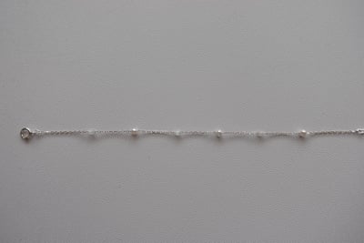 月光石珍珠間隔手鍊 S9254