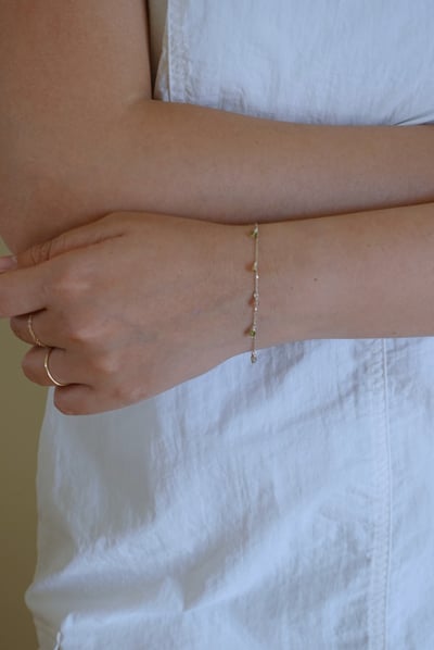 天然石垂墜手鍊 S9253