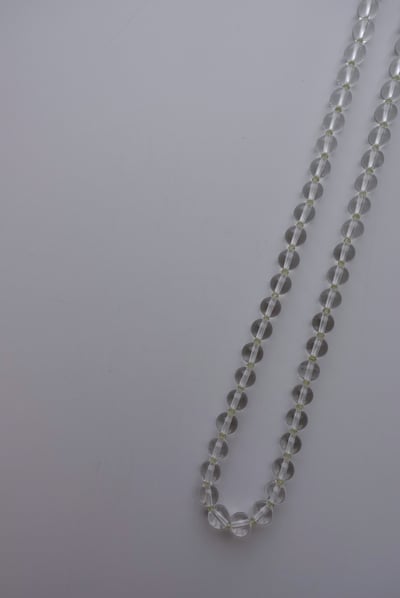 白水晶橄欖石透透項鍊 S9252