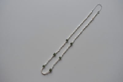 巴洛克珍珠綠磷灰石項鍊 S9255