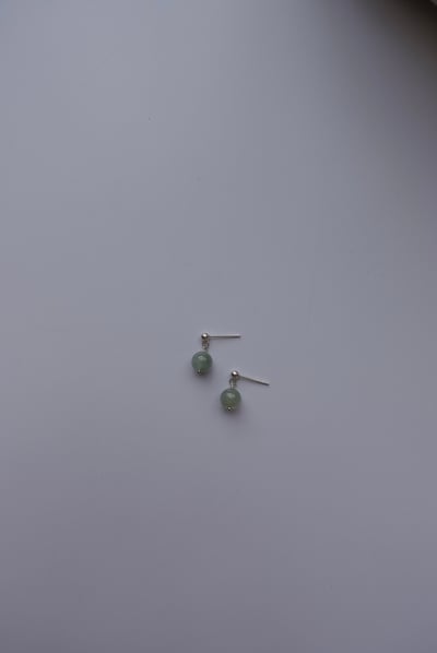 玉石垂墜耳環 S9251