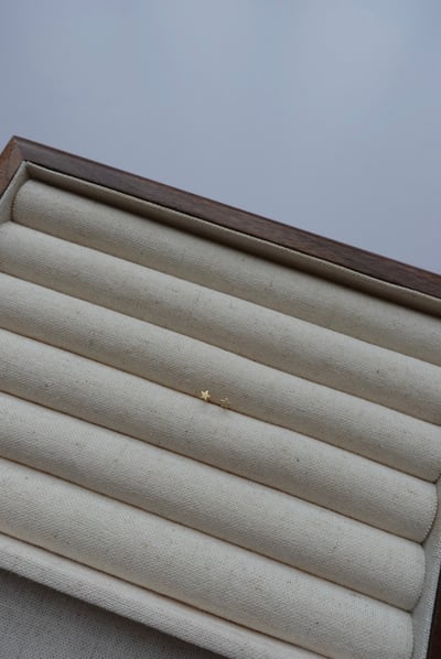 迷你星星耳環 14KGF2