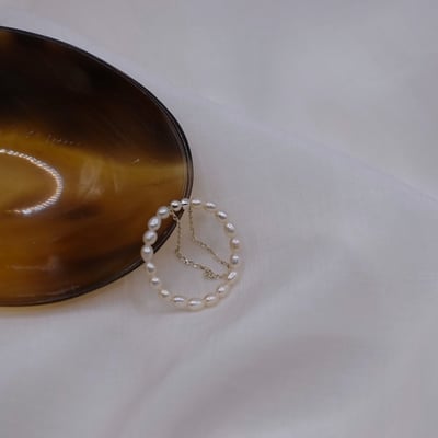 珍珠雙鏈戒指 S9251