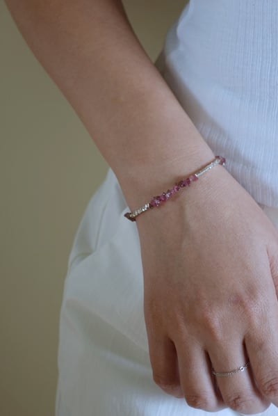 碎銀粉碧璽手鏈 S9253