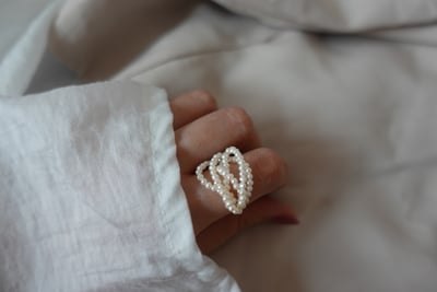 多層珍珠戒指 S9253