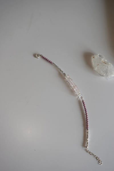 紫棉花手鍊 S9251