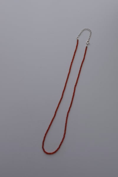 細閃紅瑪瑙項鍊 S9253