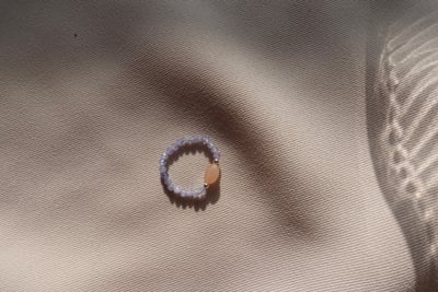 落日 坦桑石彈性珠戒 S9252