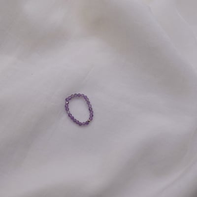 天然石彈性珠戒10