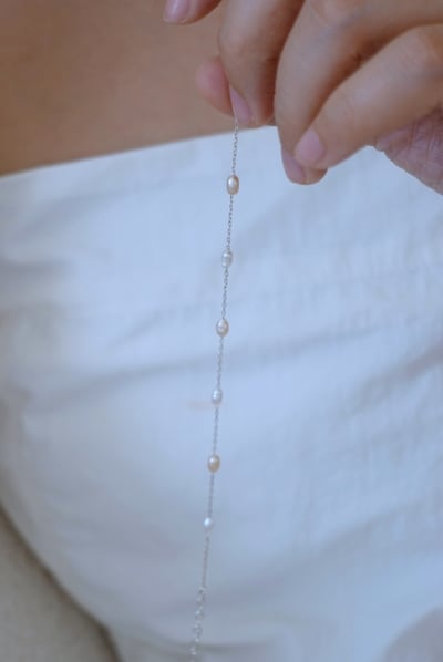 雙色珍珠手鍊 S9251