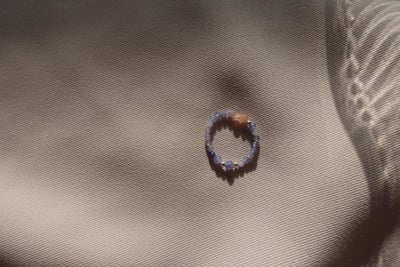 晚霞 坦桑石彈性珠戒 S9252