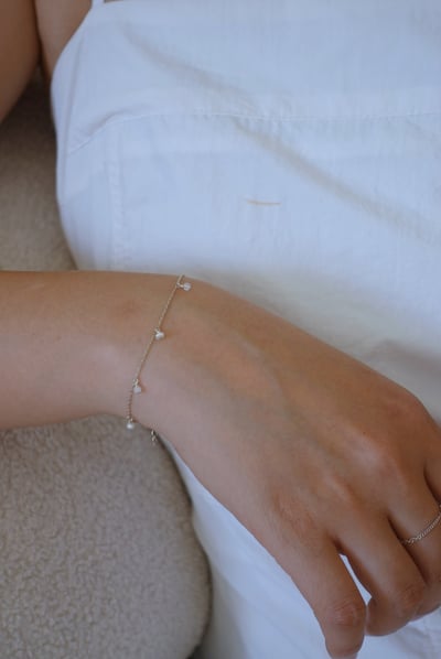 天然石垂墜手鍊 S9257