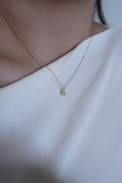 四葉小花項鍊 14KGF4