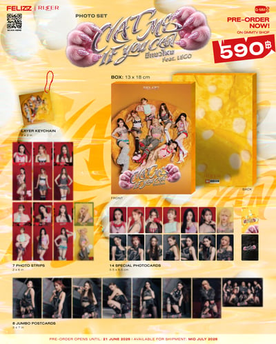 線上預購(需先付款) - CAT ME IF YOU CAN PHOTO SET(FELIZZ x LEGO) - 06/14截止1