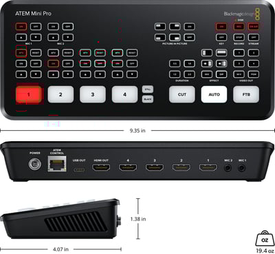 Blackmagic BMC ATEM MINI PRO 導播機2