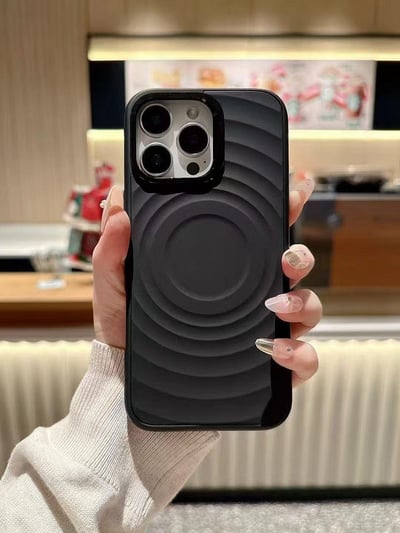 波漾液態硅膠磁吸適用蘋果16pro金屬攝像頭15膚感鈦金防摔手機殼 手機保護套 手機保護殼 防摔殼3