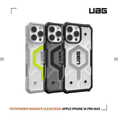 UAG iPhone 16 Pro Max 磁吸耐衝擊經典保護殼-透色款 (支援MagSafe)1