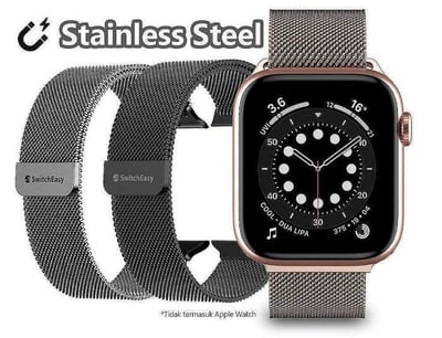魚骨牌 Apple Watch Mesh 新款 錶帶 米蘭 金屬 磁吸 40/41/44/451