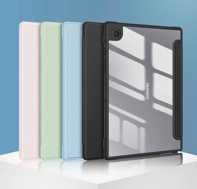 DUX DUCIS TOBY系列 三星平板皮套 三星平板皮套 適用Tab S6 Lite A9+ 三折透明背蓋2