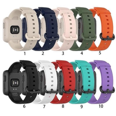 小米 Mi Watch Lite 智能手錶的矽膠錶帶 Redmi Watch strap URCC 更換運動手鍊2