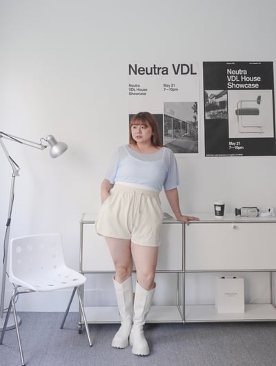 大推✨運動日常｜假兩件細肩帶bra＋透膚短袖2