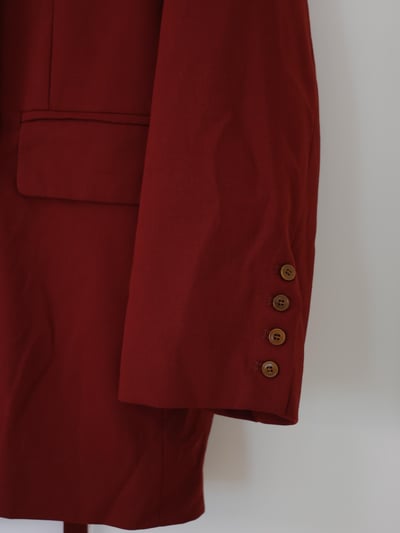 廣州連線-暗紅色墊肩西外（附綁帶）7