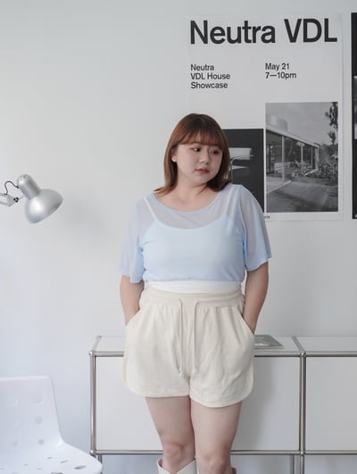 大推✨運動日常｜假兩件細肩帶bra＋透膚短袖4