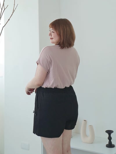 無法抗拒的蝴蝶結腰鬆緊棉寬褲3