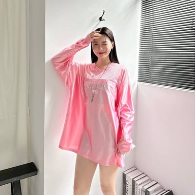 【現貨】NEW YORK印花V領球衣9