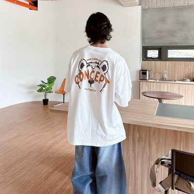 【現貨】Concept 熊掌印花短T3