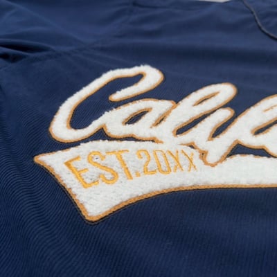 【現貨】California毛巾繡開襟球衣罩衫9