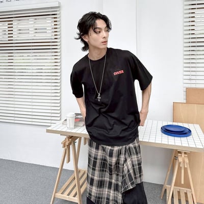 【現貨】COVER草堆男子印花短T11