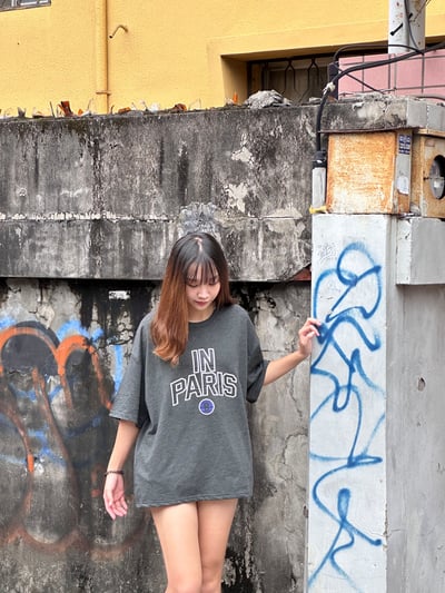 【現貨】IN PARIS大字短T9