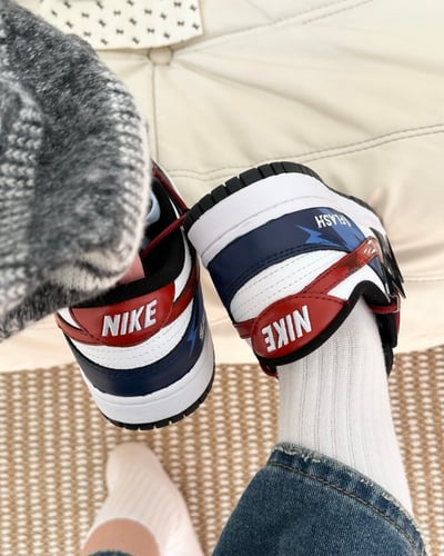 【訂製款】Nike Dunk Low 紅藍閃電9